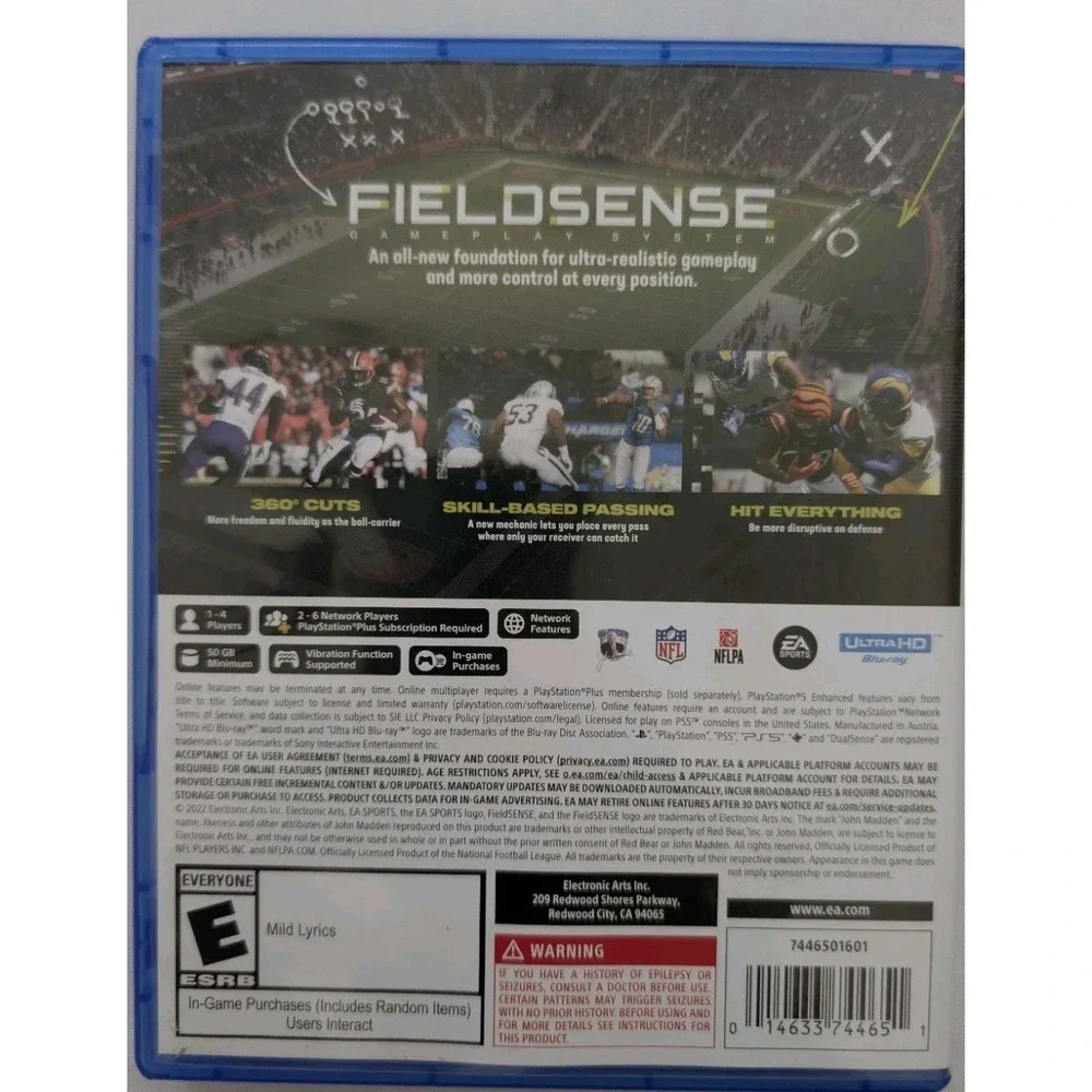 Madden NFL 23 Sony PlayStation 5 PS5 Game CIB EA Sports 2022 Football